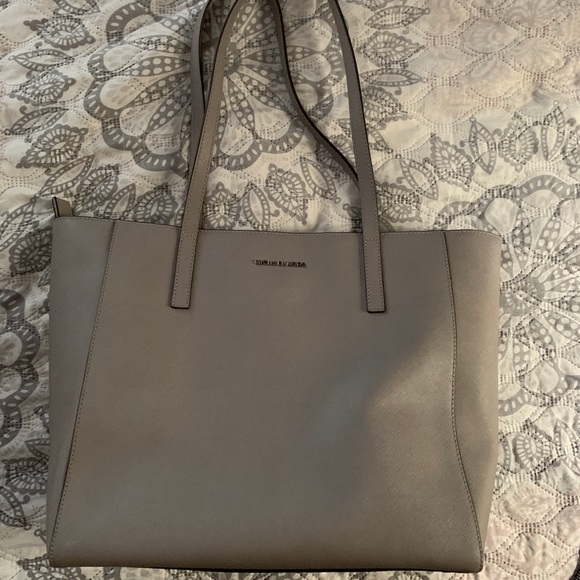 Michael Kors Large Gray Tote With Middle Pocket - Picture 1 of 4